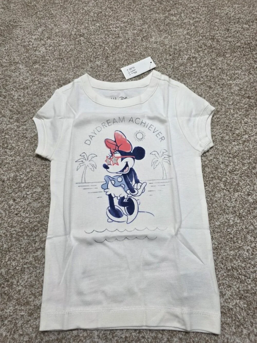 Gap Disney Little Girls Minnie Mouse Tropical Outfit Short And Shorts Set Size 4